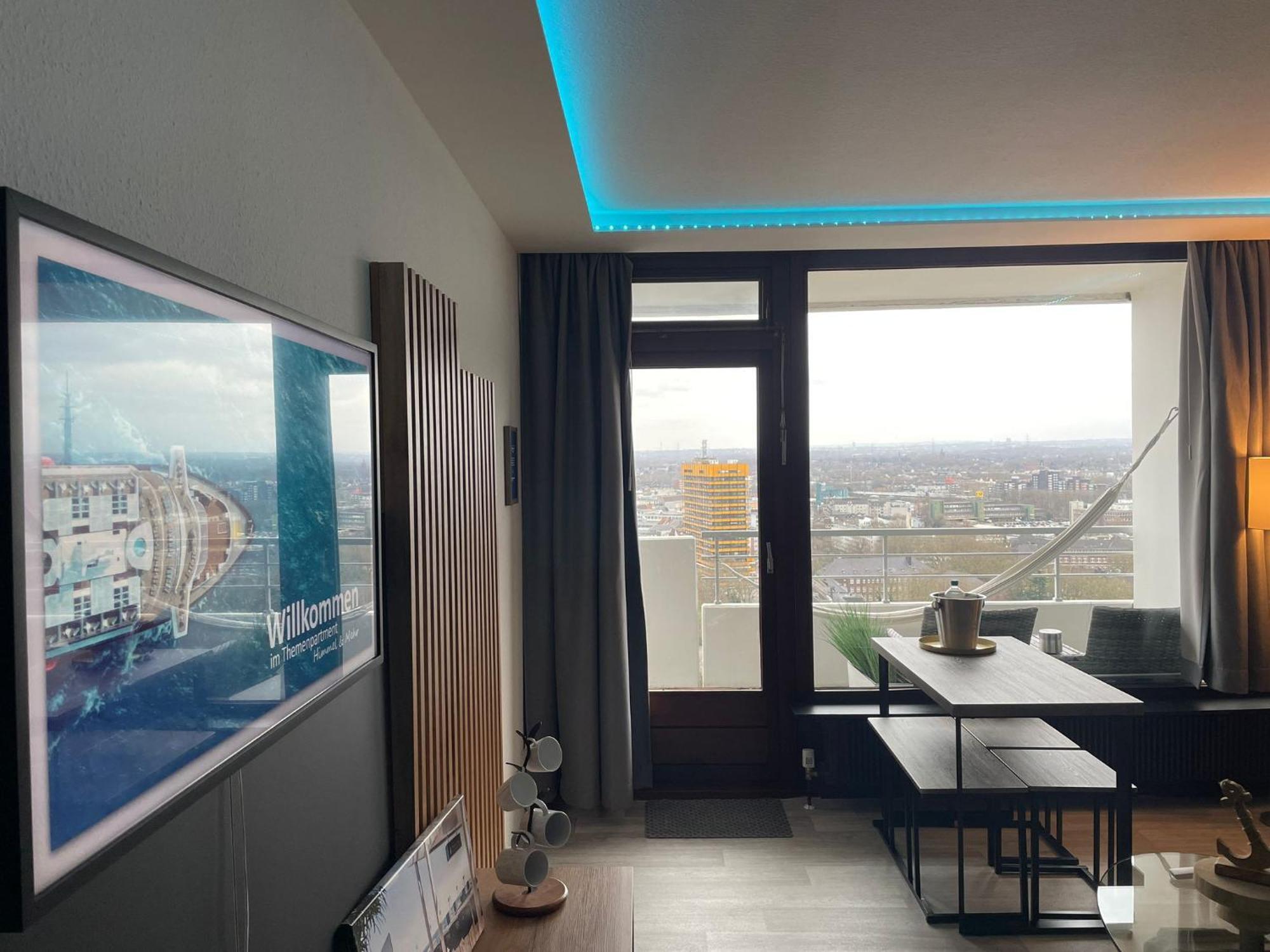 Апартаменты Themenpartment Himmel Und Mehr Penthouse Гельзенкирхен Экстерьер фото